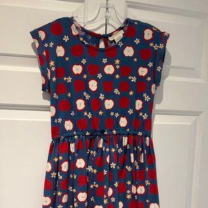 Cynthia Rowley apple print dress size 7/8